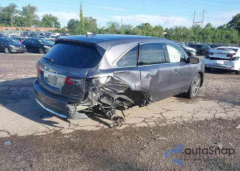 2019 Acura Mdx Technology z USA, uszkodzony, nr VIN 5J8YD4H55KL018060